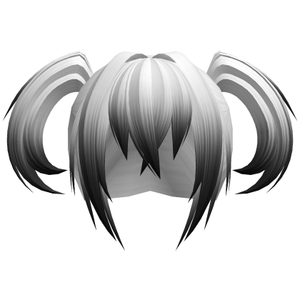 ʚ white faded messy vampire demon moe pigtails ɞ Roblox item