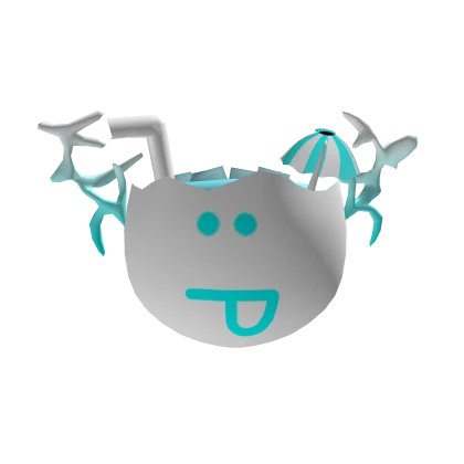 Ice Coconut Antlets Roblox item thumbnail