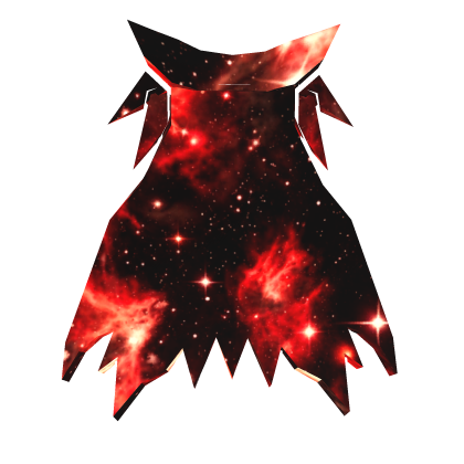 Red Galaxy Arcane Mage Cape