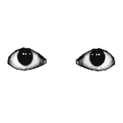bob eyes/scary eyes Roblox decal