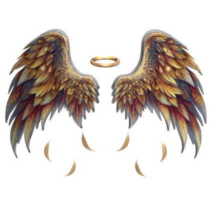 Epic Royal Wings with Halo - Angel Look