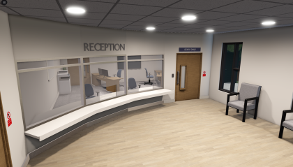 British Police Station (FURNISHED) preview 3