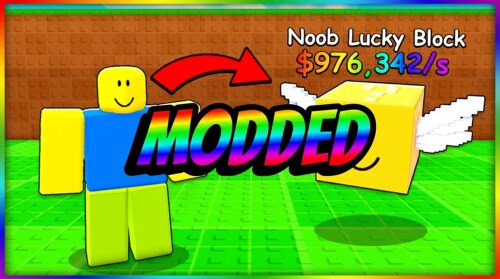 Be a Lucky Block MODDED! 🔥
