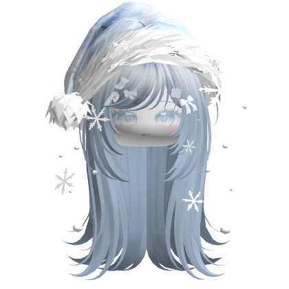 Emo Vamp Christmas Hair (Sky Blue)