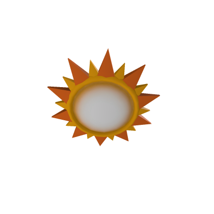 Sun Ceiling Light - FNaF Security Breach