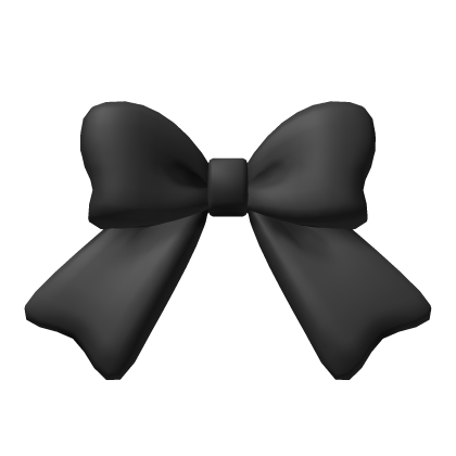 Black Back Hair Bow Roblox item