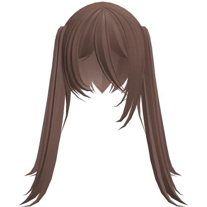 ୨ৎ Adorable Brown Long Messy Emo Doll Pigtails Roblox item thumbnail