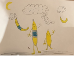 Cartoon bananas