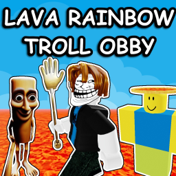 LAVA RAINBOW TROLL OBBY! 🔥 (NEW)