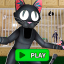 🐱99 NIGHTS IN FOREST CAT PRISON RUN! (Obby)