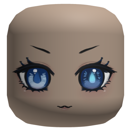 Determined Chibi Glare Face