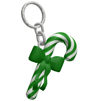 Candy Cane Keychain
