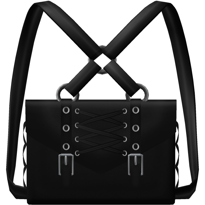 ,, 🖤. 3.0 gothic backpack in black