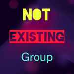 Not existing group Group Thumbnail