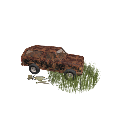 old rusty truck
