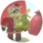 Golden Santa Doge