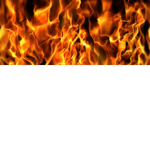 red hot flames