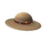 XMAS Straw Hat