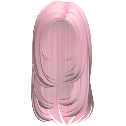 Wispy Layered Long Hair (Pink) Roblox item