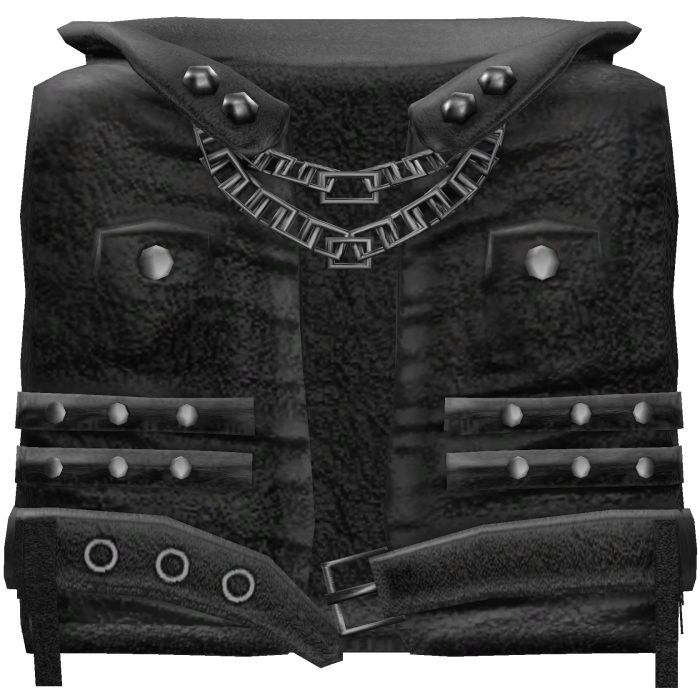 Black Emo Goth Vest 1.0