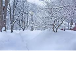 Snowing.