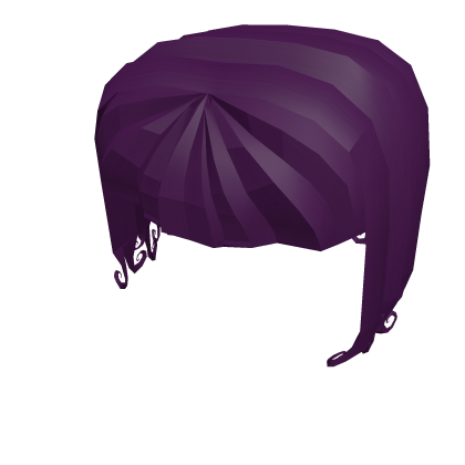 Whimsical curly bob - Dark purple Roblox item