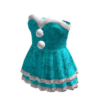 light blue christmas dress thumbnail