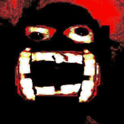 Scary Distorted face [void meme]