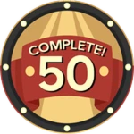 You Completed 50 Tycoons!  Roblox badge thumbnail