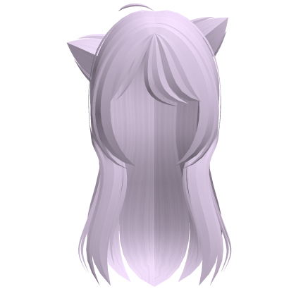 Cute Purple Kitty Kemono Ear Hairs