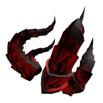Ultra Dark Red Horns