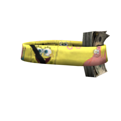 $$$ sponge bob money headband freakbob