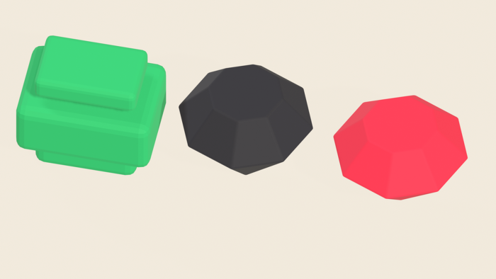Stylized Gem Pack x35 Crystal Cluster Geode Shard preview 6