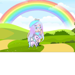 Pastel and a unicorn