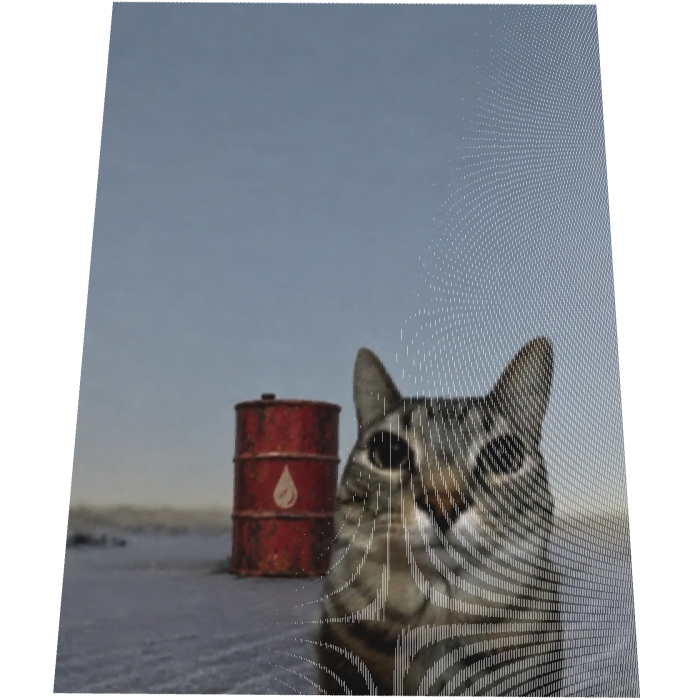 Animated Exploding Cat Cape