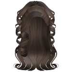 Swirly Layered Curly Ponytail Brown