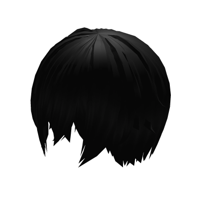 (¬_¬) black anime hair v4