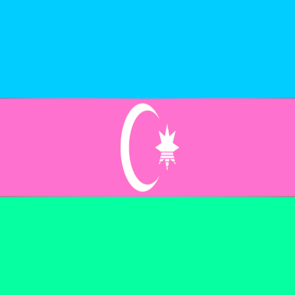 Vaporwave Azerbaijan Roblox decal