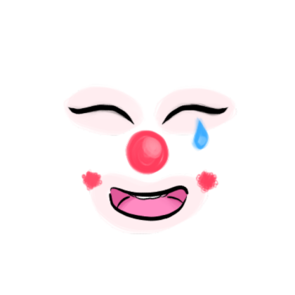 Clown Face Paint Roblox decal