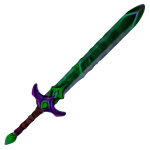 Fluorite Encrested Sword