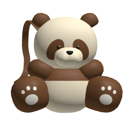 Brown Panda Bear Plushie [3.0]