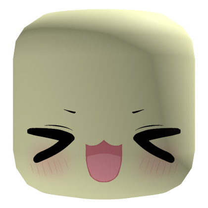 ♡ ꒰ kawaii silly happy cheerful face mask ꒱ Roblox item