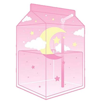 kawaii moon milk Roblox decal