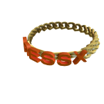 DRESSX limited edition gold chain choker