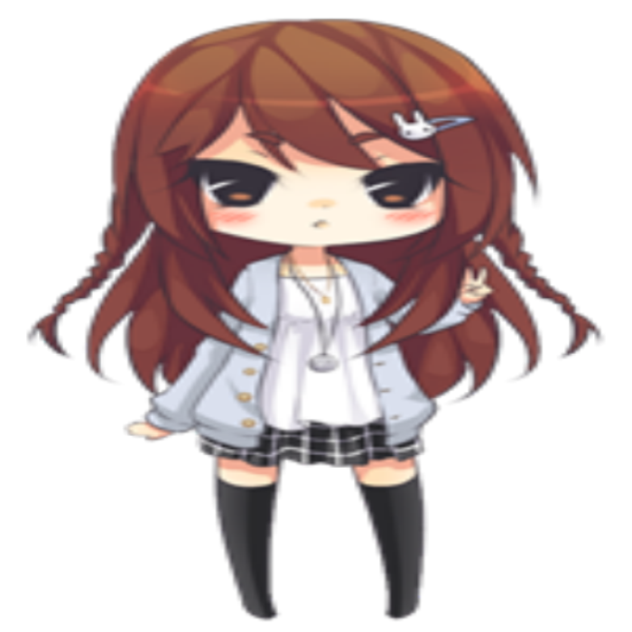 Kawaii little anime chibi Roblox decal
