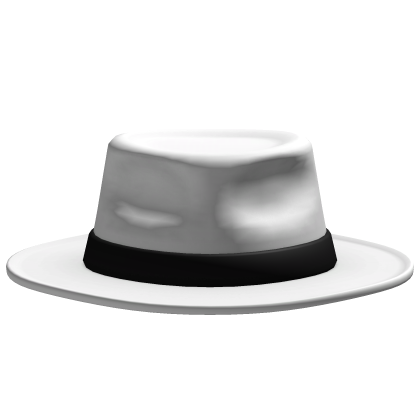 Micheal Jackson White Fedora Hat