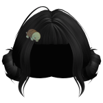 Zoey's Hair w Turtle Hairclip–KPop Demon Hunters