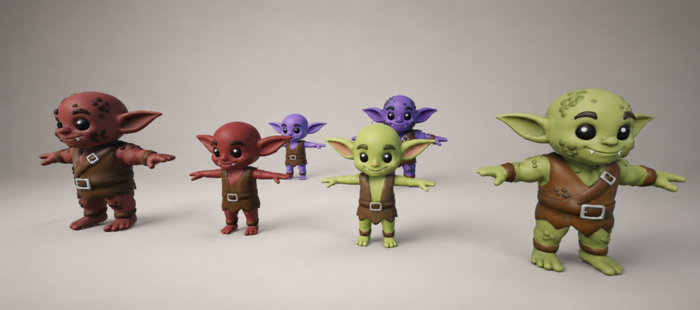 Goblins Pack [Rigged] preview 1