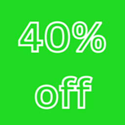 SAVE 40%!