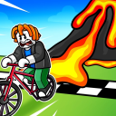 Escape the Lava on Bike